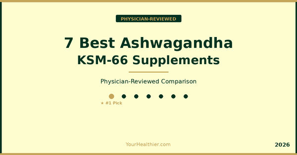 7 Best Ashwagandha KSM-66 Supplements in 2026 – Science-Backed Comparison