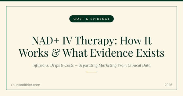 NAD+ IV therapy cost, protocols and evidence vs oral precursors | YourHealthier