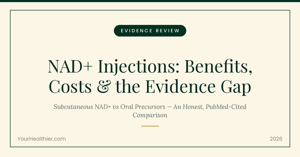 NAD+ injections benefits, costs and evidence gap vs oral NMN | YourHealthier