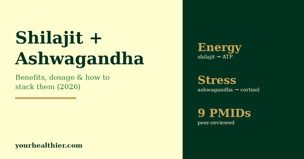 Shilajit and Ashwagandha Together: Benefits, Dosing & How to Stack – YourHealthier