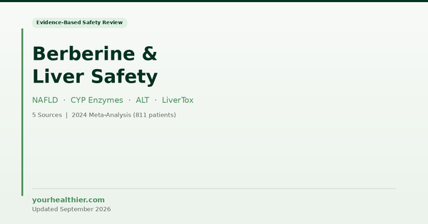 Berberine and Liver Safety: Is Berberine Hepatotoxic or Hepatoprotective?