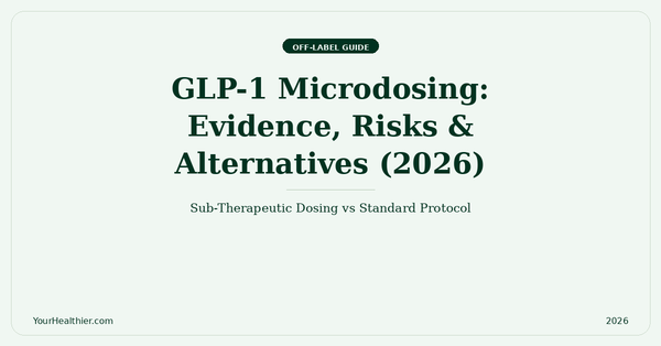 GLP-1 Microdosing: Evidence, Risks & Alternatives - YourHealthier Off-Label Guide