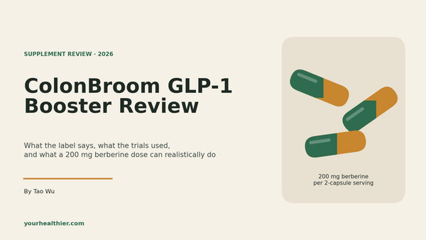 ColonBroom GLP-1 Booster review 2026 cover image from yourhealthier.com