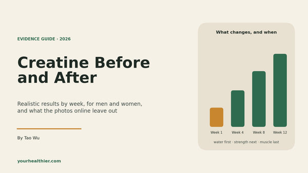 Creatine before and after guide 2026 cover image from yourhealthier.com