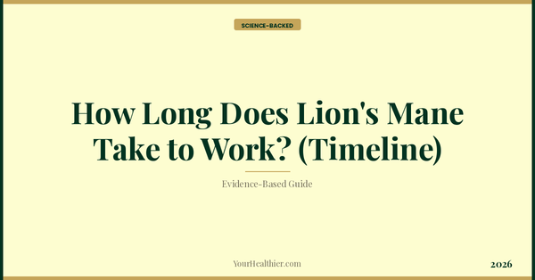 How Long Does Lion's Mane Take to Work? (Timeline) – YourHealthier Science-Backed Guide