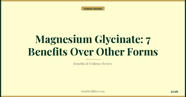 Magnesium Glycinate: 7 Benefits Over Other Forms (2026) – YourHealthier Science-Backed Guide