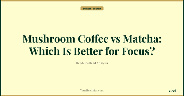 Mushroom Coffee vs Matcha: Which Is Better for Focus? – YourHealthier Science-Backed Guide