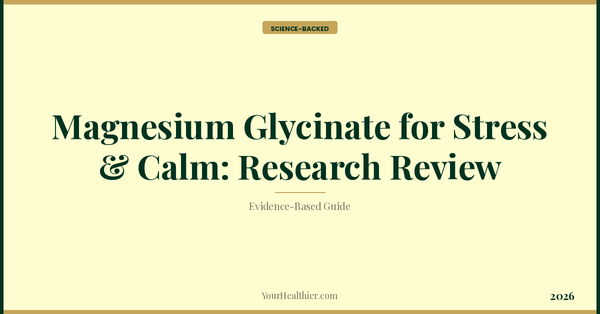 Magnesium Glycinate for Stress & Calm: Research Review – YourHealthier Science-Backed Guide