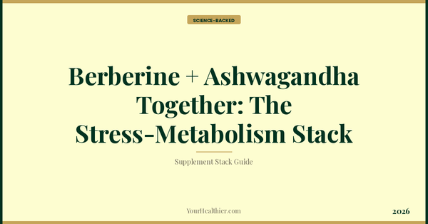 Berberine + Ashwagandha Together: The Stress-Metabolism Stack – YourHealthier Science-Backed Guide
