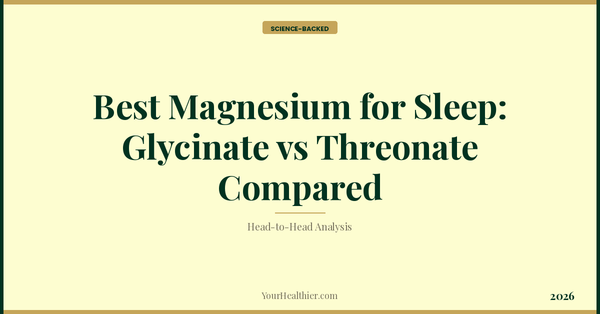 Best Magnesium for Sleep: Glycinate vs Threonate Compared – YourHealthier Science-Backed Guide