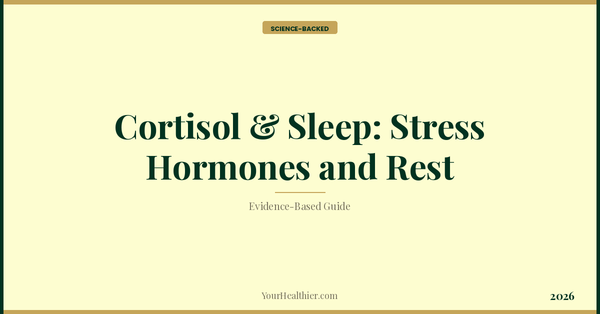 Cortisol & Sleep: Stress Hormones and Rest (2026) – YourHealthier Science-Backed Guide