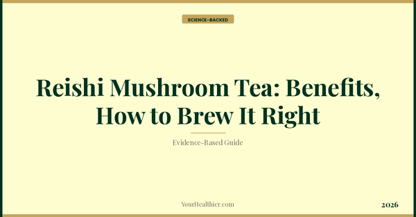 Reishi Mushroom Tea: Benefits, How to Brew It Right (2026) – YourHealthier Science-Backed Guide