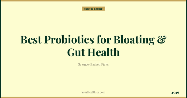 Best Probiotics for Bloating & Gut Health (2026) – YourHealthier Science-Backed Guide