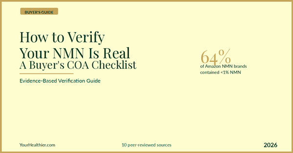 How to Verify Your NMN Is Real: A Buyer's COA Checklist (2026)