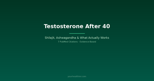 Testosterone After 40: What the Clinical Evidence Shows About Shilajit, Ashwagandha, and the Basics (2026)