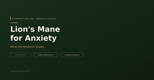 Lion's Mane for Calm & Stress: Research Review (2026)