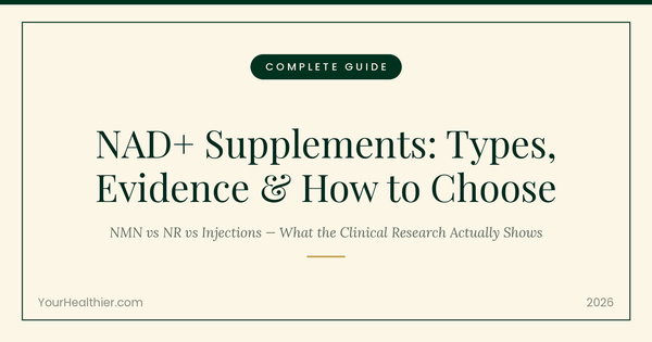 NAD+ supplements compared — NMN, NR and niacin by evidence, dose and cost | YourHealthier