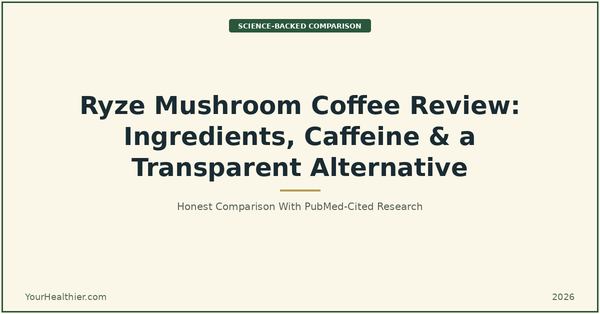 Ryze Mushroom Coffee Review: Ingredients, Caffeine & a Transparent Alternative – YourHealthier