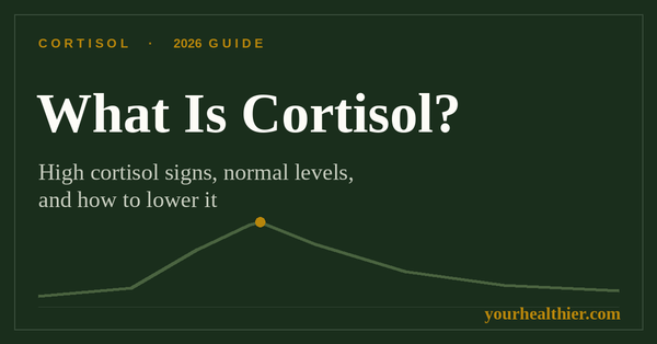 What Is Cortisol? High Cortisol Signs, Levels & How to Lower It (2026) – YourHealthier Science-Backed Guide