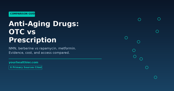 Anti-aging drugs OTC vs prescription comparison. yourhealthier.com