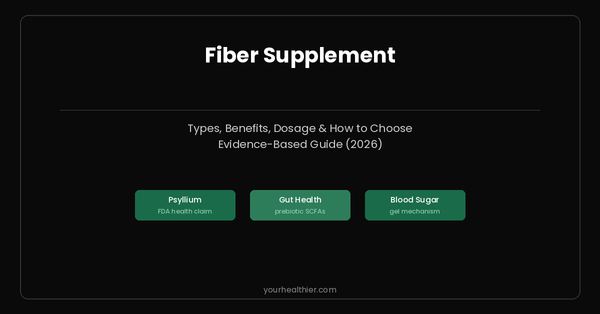 Fiber supplement types benefits dosage and how to choose guide by yourhealthier.com