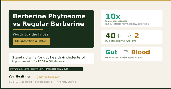 Berberine Phytosome vs Regular Berberine: Worth 10x the Price? (2026)