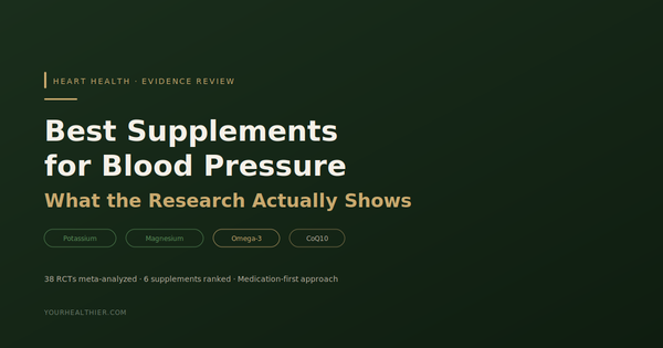 Best Supplements for Blood Pressure: What Research Shows (2026)