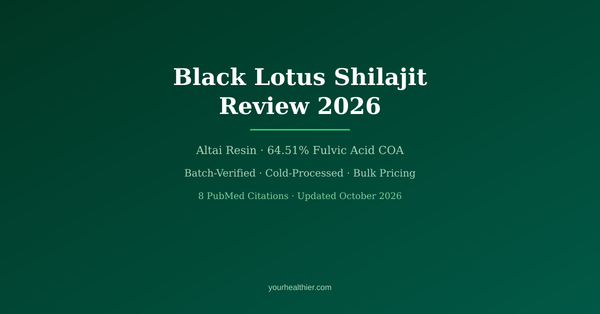 Black Lotus Shilajit Review 2026