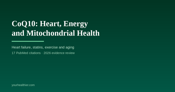 CoQ10: Heart, Energy and Mitochondrial Health | yourhealthier.com
