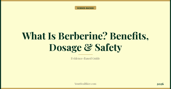 What Is Berberine? Benefits, Dosage & Safety (2026) – YourHealthier Science-Backed Guide