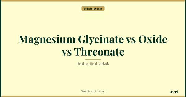 Magnesium Glycinate vs Oxide vs Threonate (2026) – YourHealthier Science-Backed Guide
