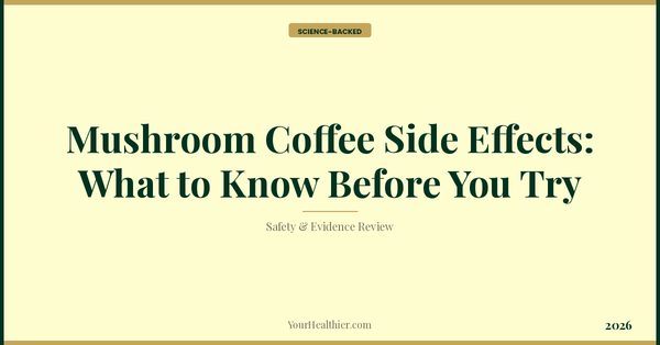 Mushroom Coffee Side Effects: What to Know Before You Try – YourHealthier Science-Backed Guide
