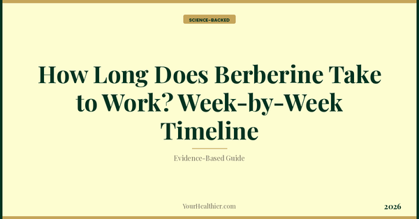 How Long Does Berberine Take to Work? Week-by-Week Timeline – YourHealthier Science-Backed Guide