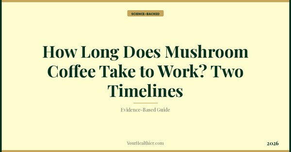 How Long Does Mushroom Coffee Take to Work? Two Timelines – YourHealthier Science-Backed Guide