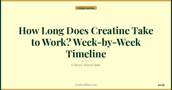 How Long Does Creatine Take to Work? Week-by-Week Timeline – YourHealthier Science-Backed Guide