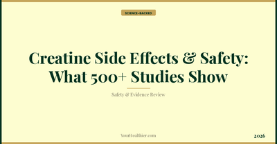 Ec Stack Dosage Creatine Side Effects & Safety: 500+ Studies Reviewed (2026)