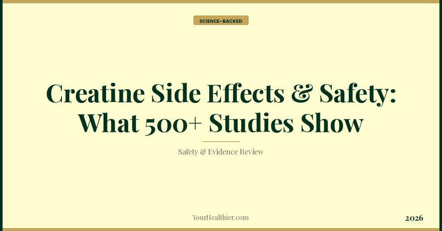 Ec Stack Dosage Creatine Side Effects & Safety: 500+ Studies Reviewed (2026)