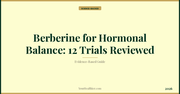 Berberine for Hormonal Balance: 12 Trials Reviewed (2026) – YourHealthier Science-Backed Guide