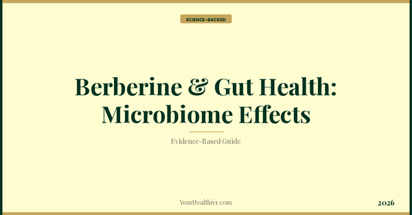 Berberine & Gut Health: Microbiome Effects (2026) – YourHealthier Science-Backed Guide