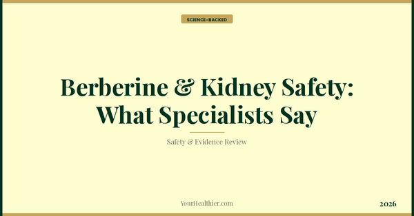 Berberine & Kidney Safety: What Specialists Say (2026) – YourHealthier Science-Backed Guide
