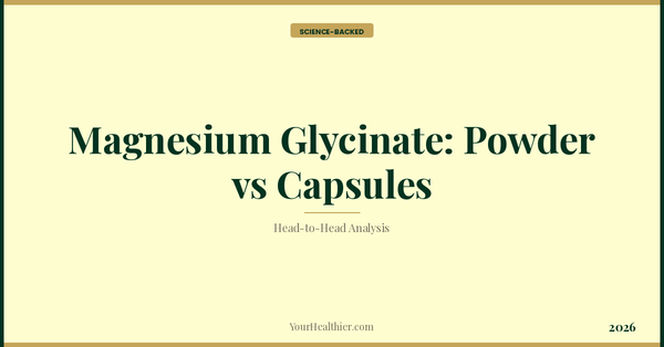Magnesium Glycinate: Powder vs Capsules (2026) – YourHealthier Science-Backed Guide