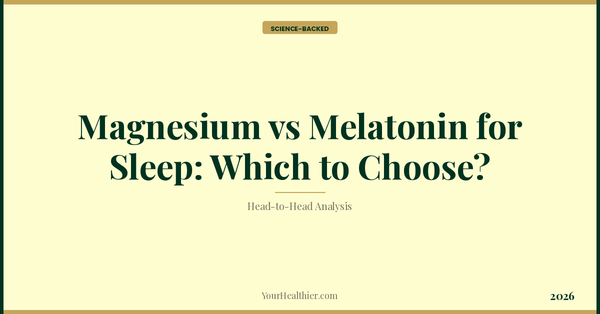 Magnesium vs Melatonin for Sleep: Which to Choose? – YourHealthier Science-Backed Guide