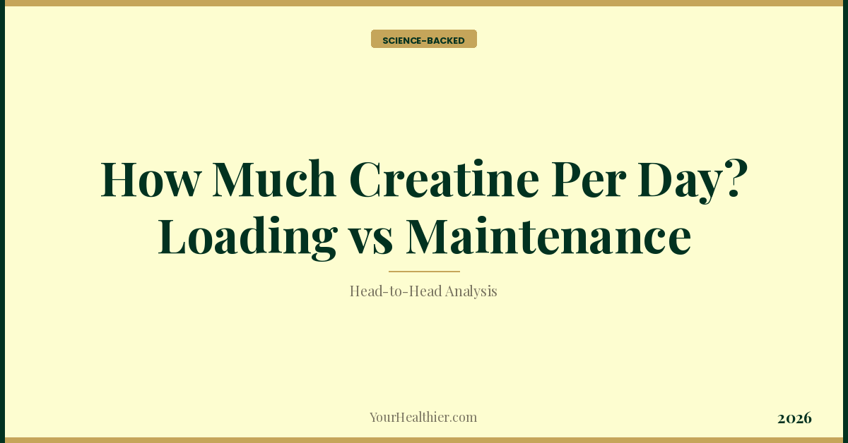 Creatine Loading Phase: 7-Day vs 28-Day Protocol Compared