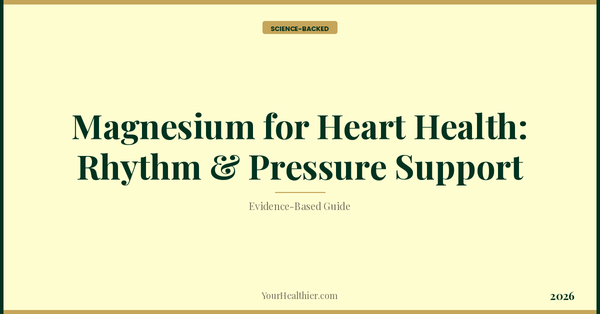Magnesium for Heart Health: Rhythm & Pressure Support – YourHealthier Science-Backed Guide