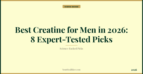 Best Creatine for Men in 2026: 8 Expert-Tested Picks – YourHealthier Science-Backed Guide