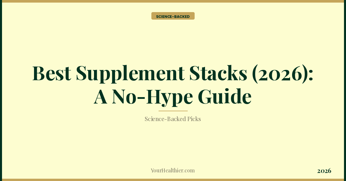 Best Supplement Stacks: Evidence-Based Guide (2026)