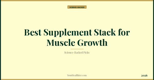 Best Supplement Stack for Muscle Growth (2026) – YourHealthier Science-Backed Guide