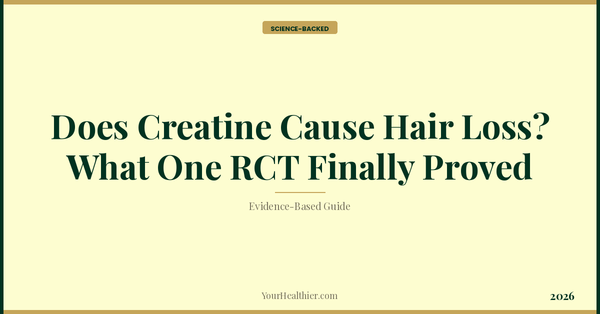Does Creatine Cause Hair Loss? What One RCT Finally Proved (2026) – YourHealthier Science-Backed Guide