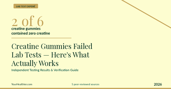 Creatine Gummies Failed Lab Tests — Here's What Actually Works (2026)