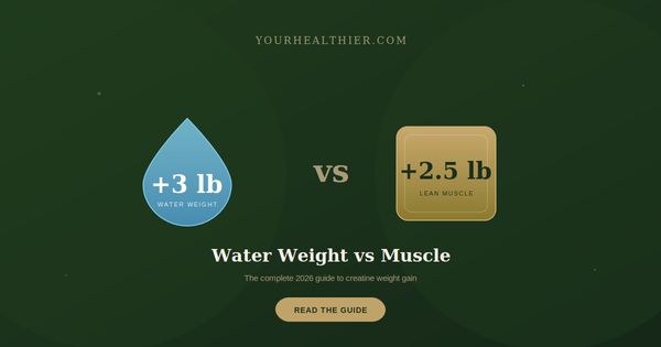 Creatine Weight Gain: Water Weight vs Muscle (2026) | YourHealthier